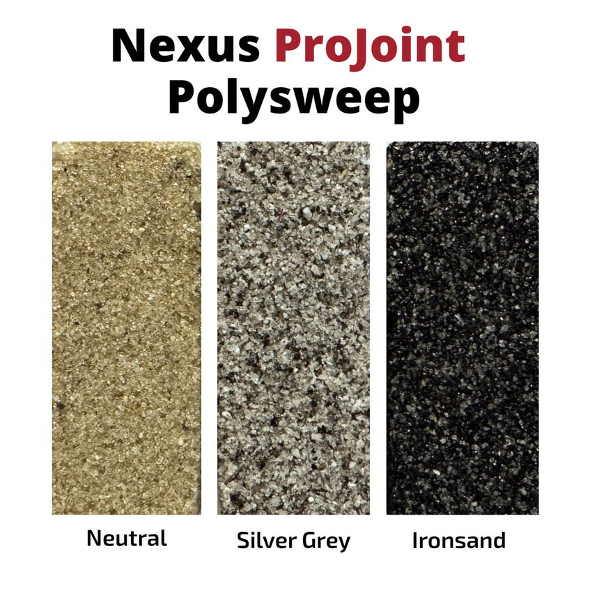 Nexus ProJoint PolySweep: Polymeric Block Paving Sand - Silver Grey