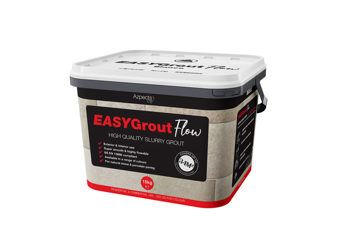 EASYGrout: Flowable Slurry Porcelain Patio Grout