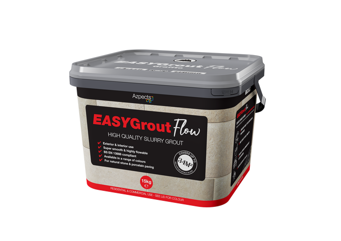 EASYGrout: Flowable Slurry Porcelain Patio Grout