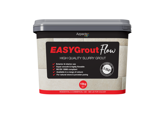 EASYGrout: Flowable Slurry Porcelain Patio Grout