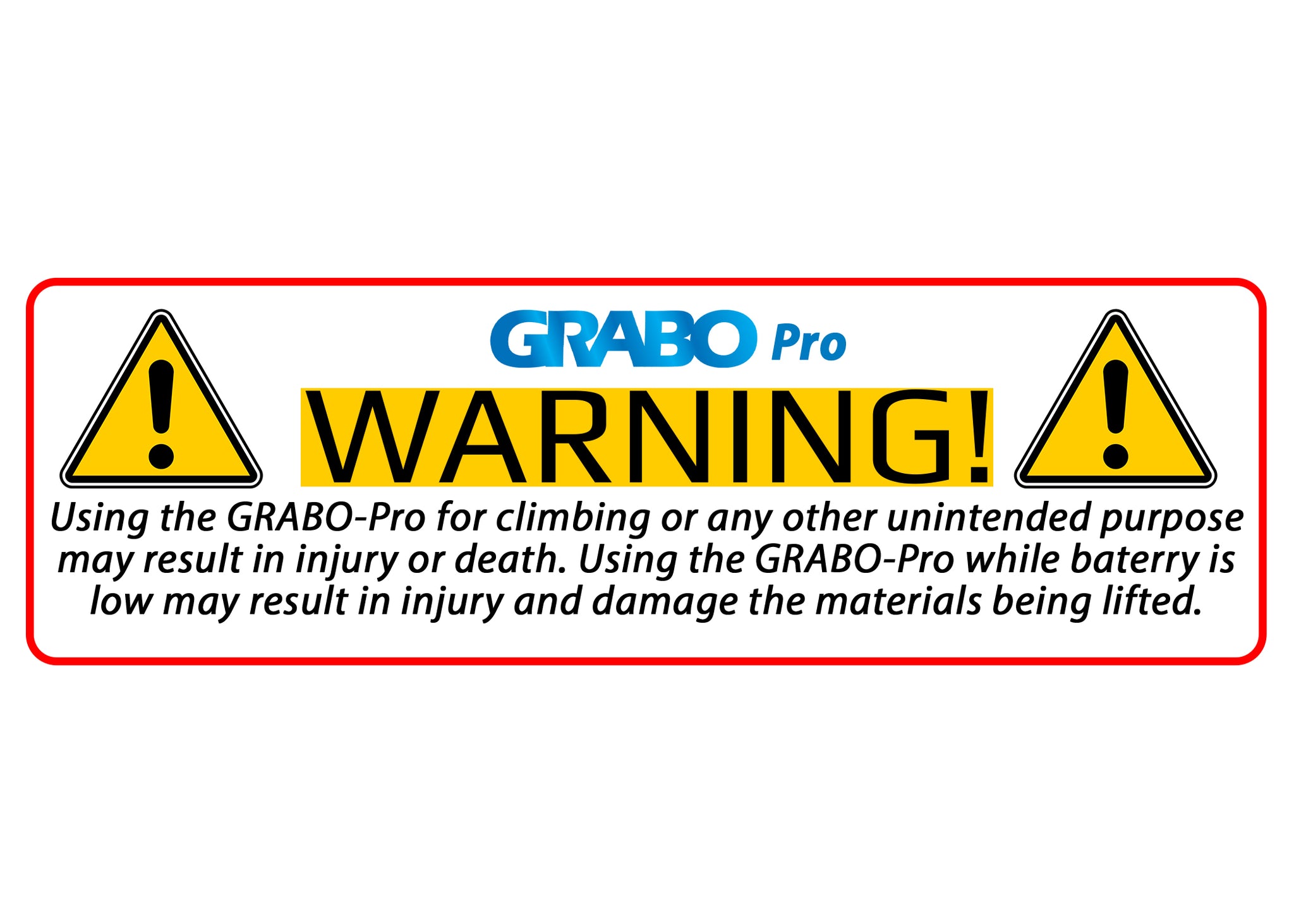 GRABO PRO (2022 model with digital display) 14.8v Li-Ion