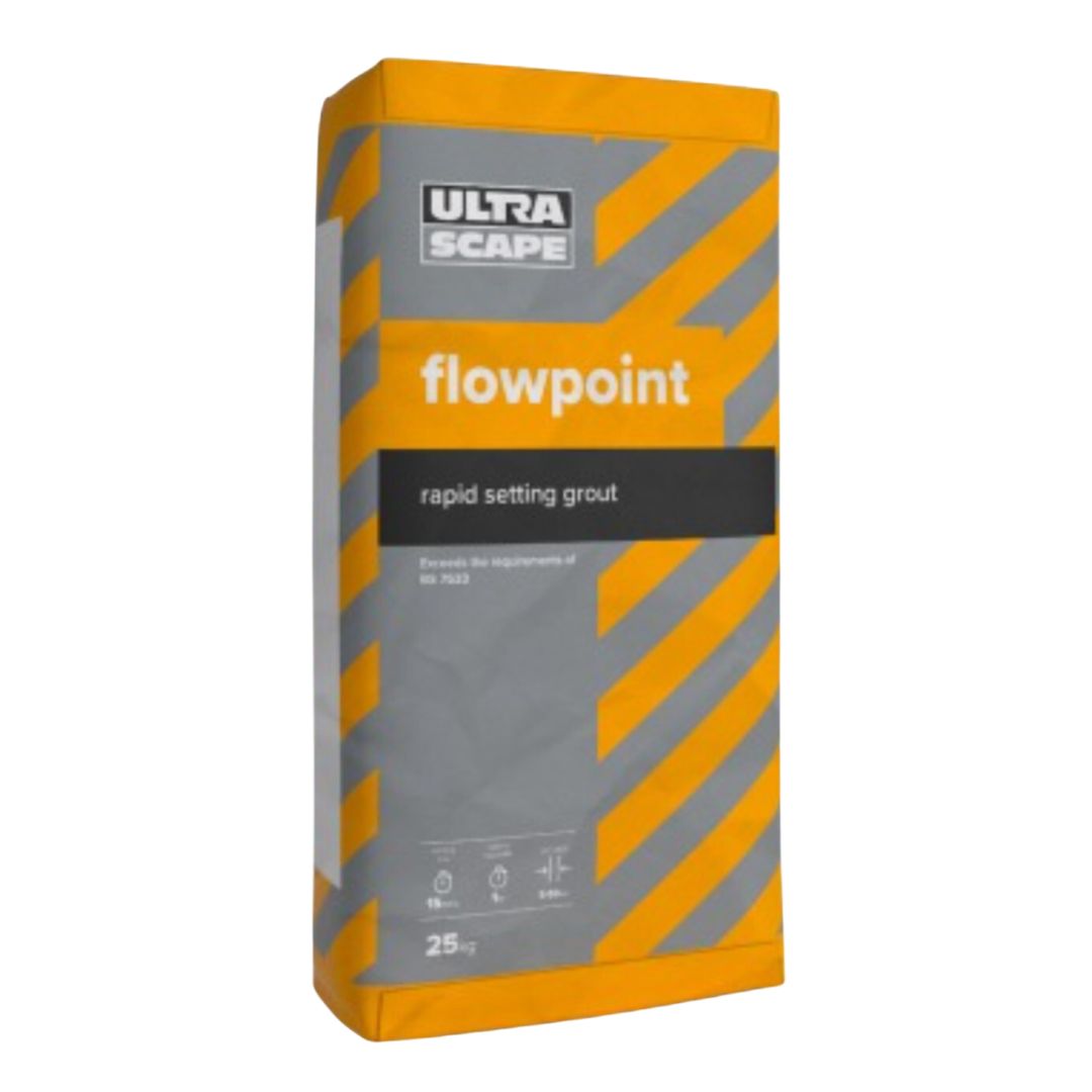 UltraScape Flowpoint Fine Charcoal 25kg Bag – Porcelain Slab Grout
