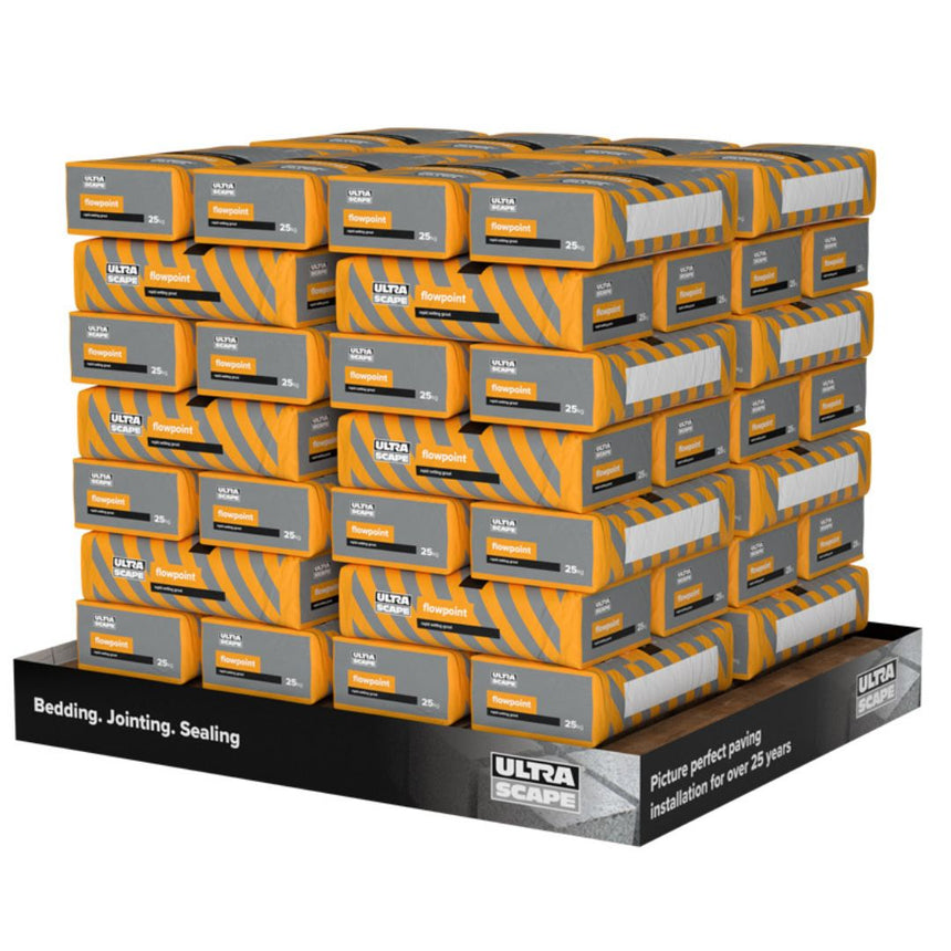 UltraScape Flowpoint Fine Charcoal 25kg Bag – Porcelain Slab Grout