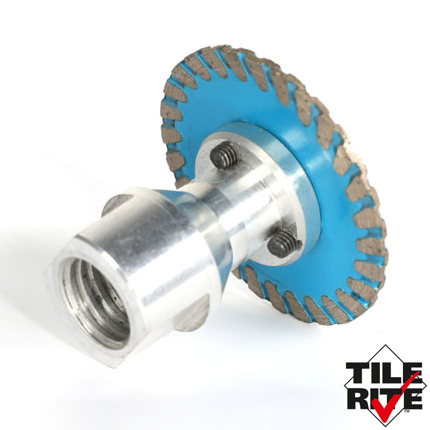 Tile Rite 50mm Mini Diamond Cutting Grinding Disc: Back Profile