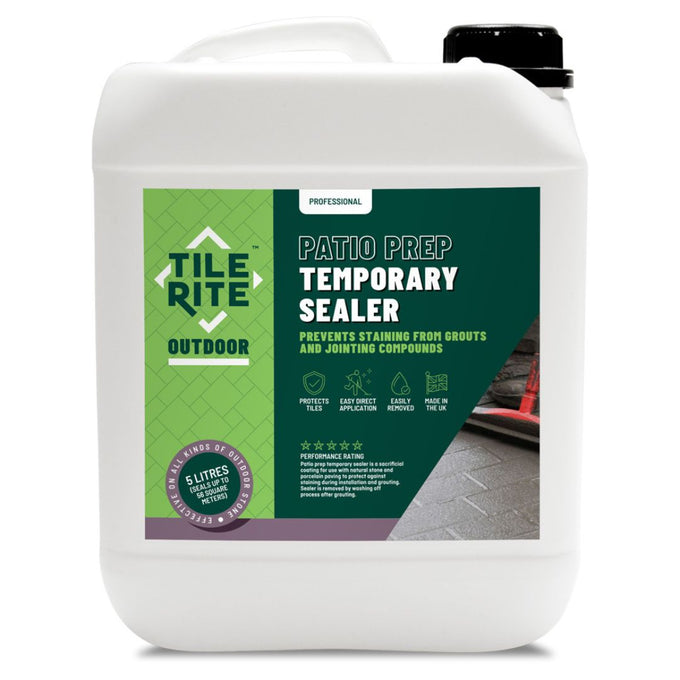 Tile Rite Patio Prep Temporary Sealer 5L - For Natural Stone & Porcelain