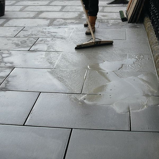 Applying Flowpoint slurry grout