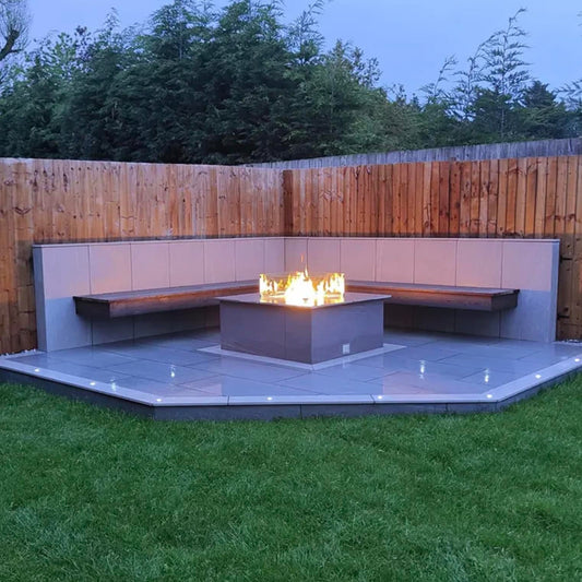 Bolton garden transformed with Ultrascape's mortar paving system