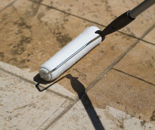 Applying a patio sealant