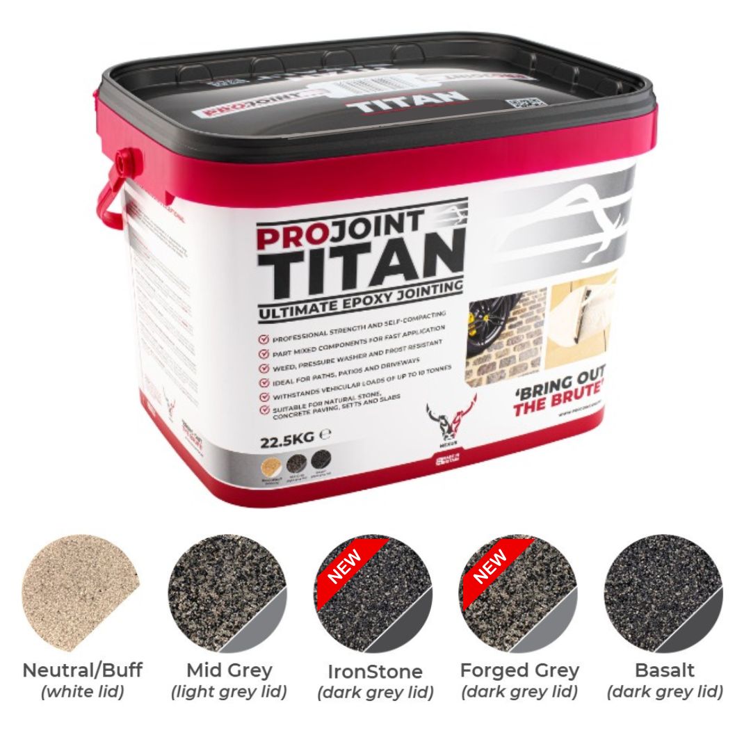 Nexus ProJoint TITAN - High-strength, two-part epoxy patio grout for vehicular areas up to 10 tonnes