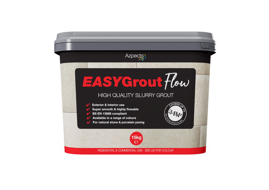 EASYGrout: Flowable Slurry Porcelain Patio Grout