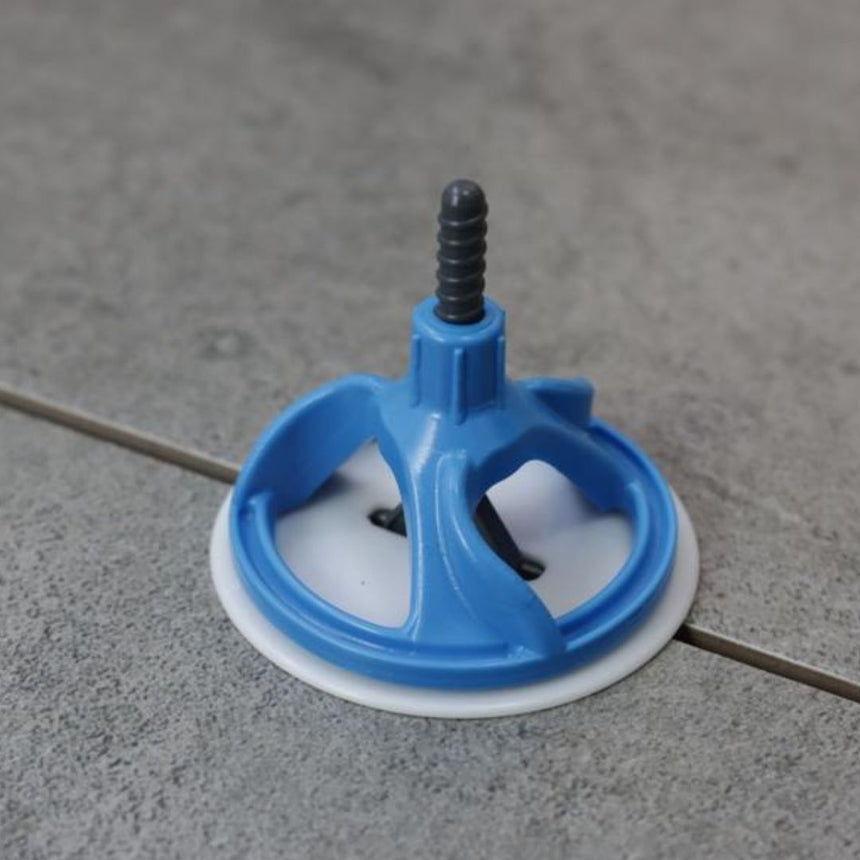 Big Hurricane Tile Spacer Base 3mm & Cap Dark Grey