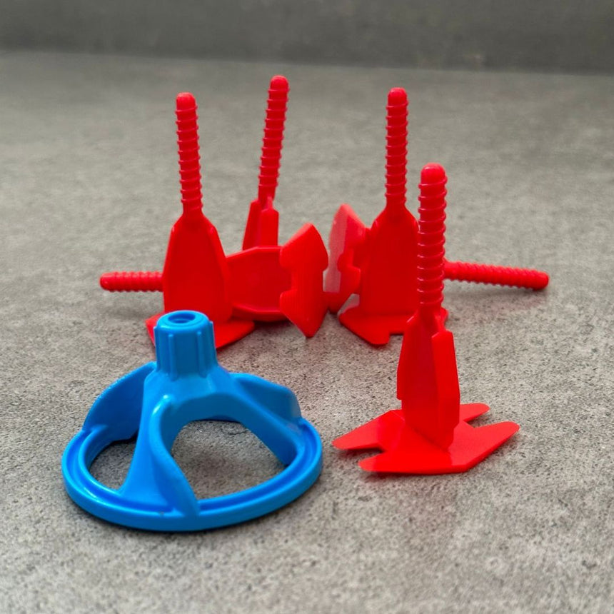 Big Hurricane Tile spacer Base 5mm Red