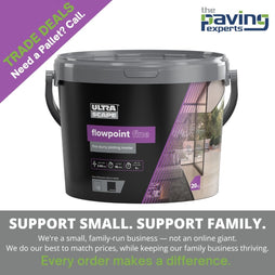 Flowpoint Fine Rapid Set External Paving Grout - Natural Grey