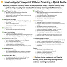 How to apply Flowpoint, Hints & Tips