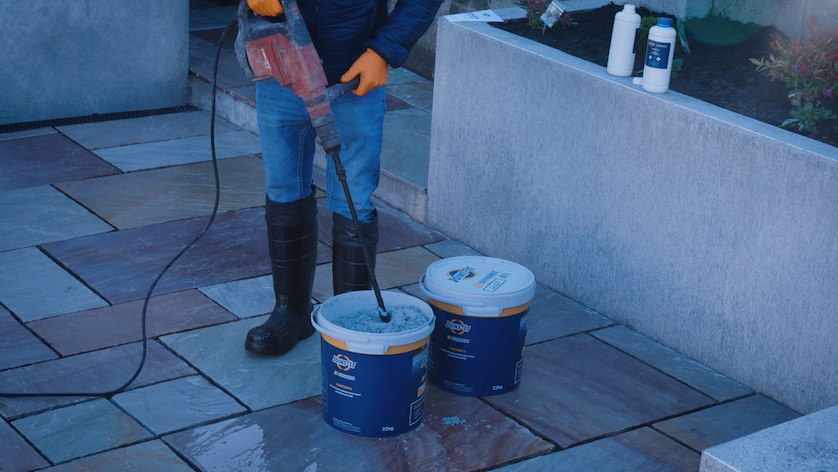 Mixing Joint-It Dynamic with paddle mixer