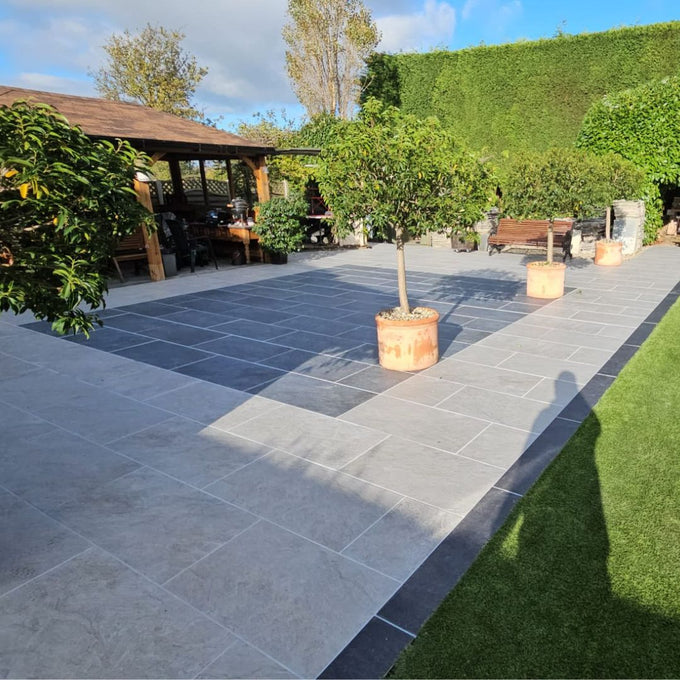 Joint-It Porcelain Epoxy Grout Patio Project