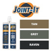 Joint-It Porcelain Epoxy Paving & Tiling Grout: Gun Apply Tube 400ML - Tan