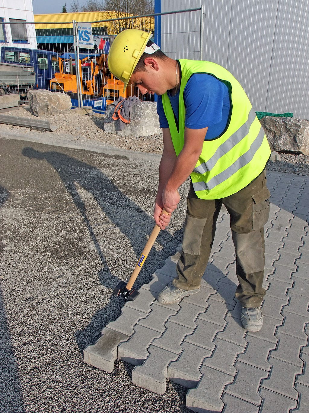 Probst Paver Set: Alignment bar + Rubber Hammer + Paving Block Extractor