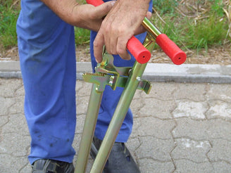 Probst Paver Set: Alignment bar + Rubber Hammer + Paving Block Extractor