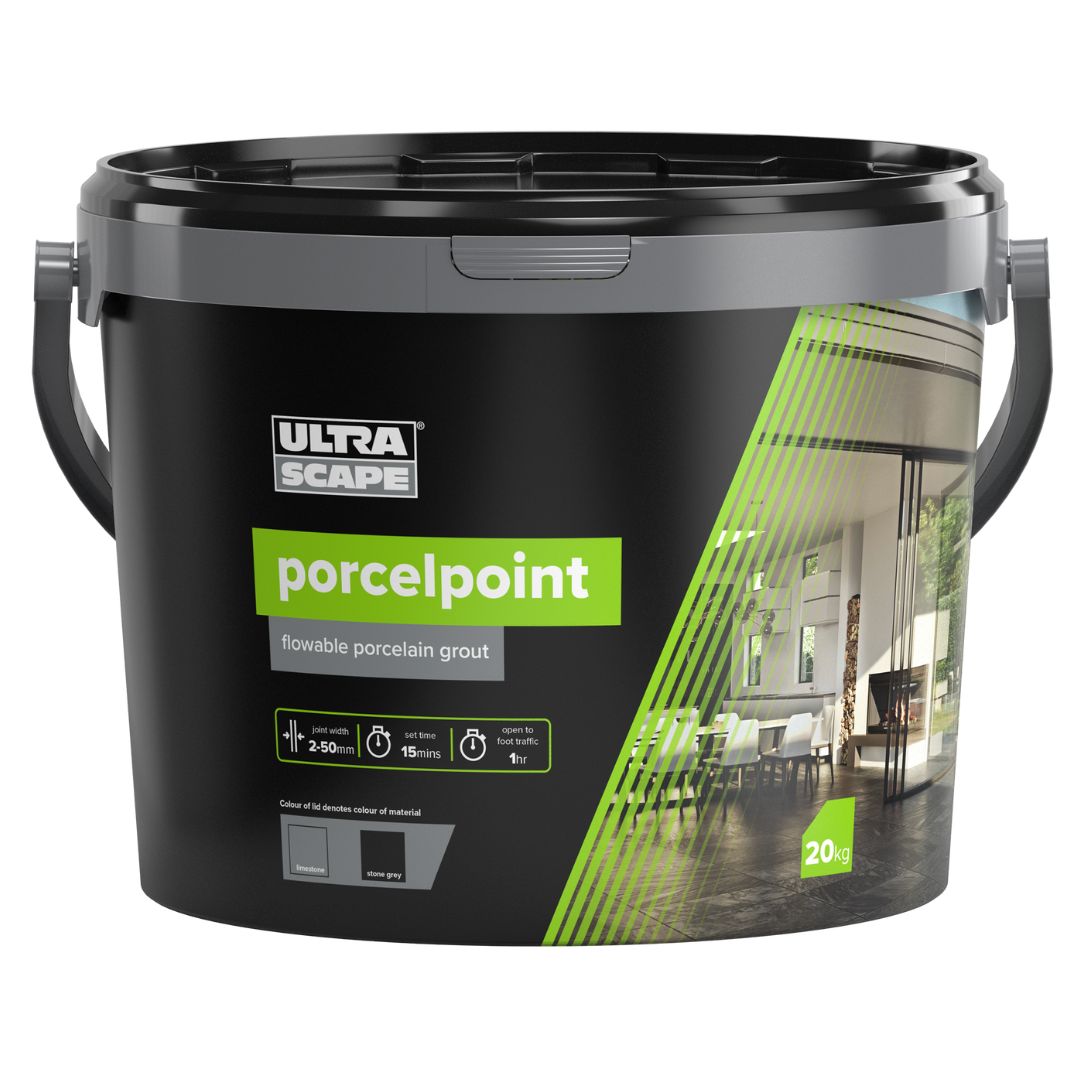 Porcelpoint Stone Grey 20KG Tub