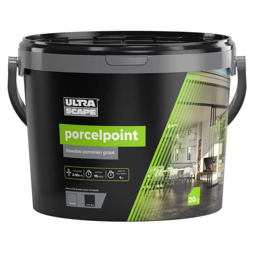 Porcelpoint Stone Grey 20KG Tub