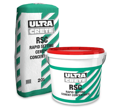 UltraCrete RSC: Rapid Setting Cement 20KG Bag