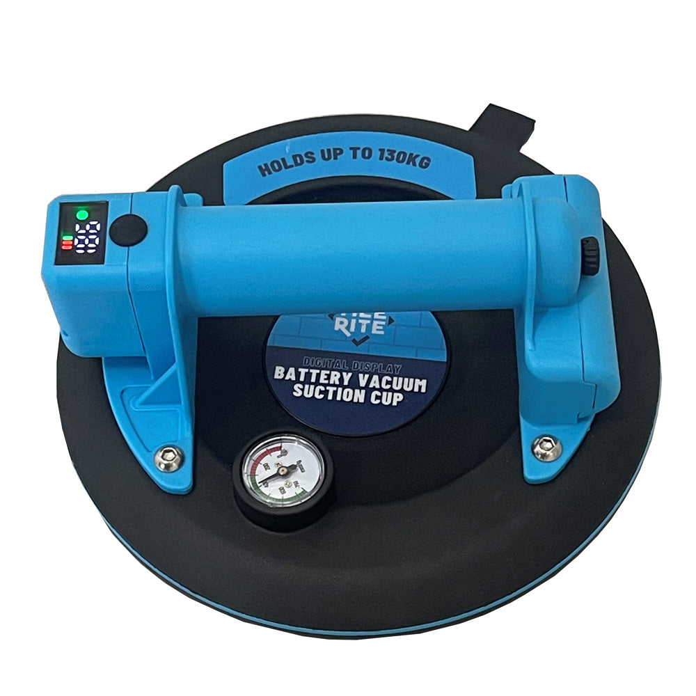 Tile Rite 210mm Battery Vacuum Suction Cup: For Smooth & Lightly Textu ...