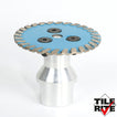 Tile Rite 50mm Mini Diamond Cutting Grinding Disc: Top Profile
