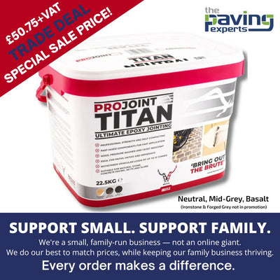 Nexus ProJoint TITAN - High-strength, two-part epoxy patio grout for vehicular areas up to 10 tonnes