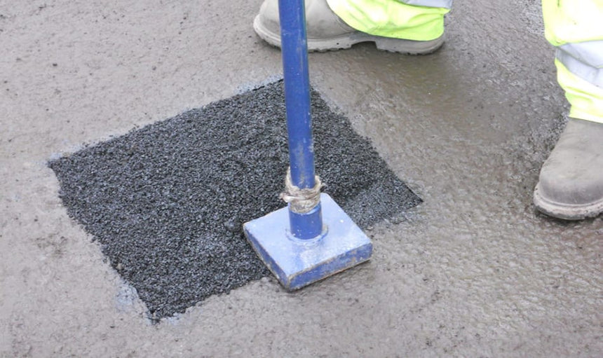 Repairing pothole