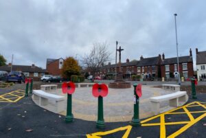 War memorial in Rugeley, Staffs