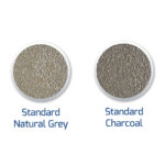 Flowpoint Standard colours: Natural Grey and Charcoal