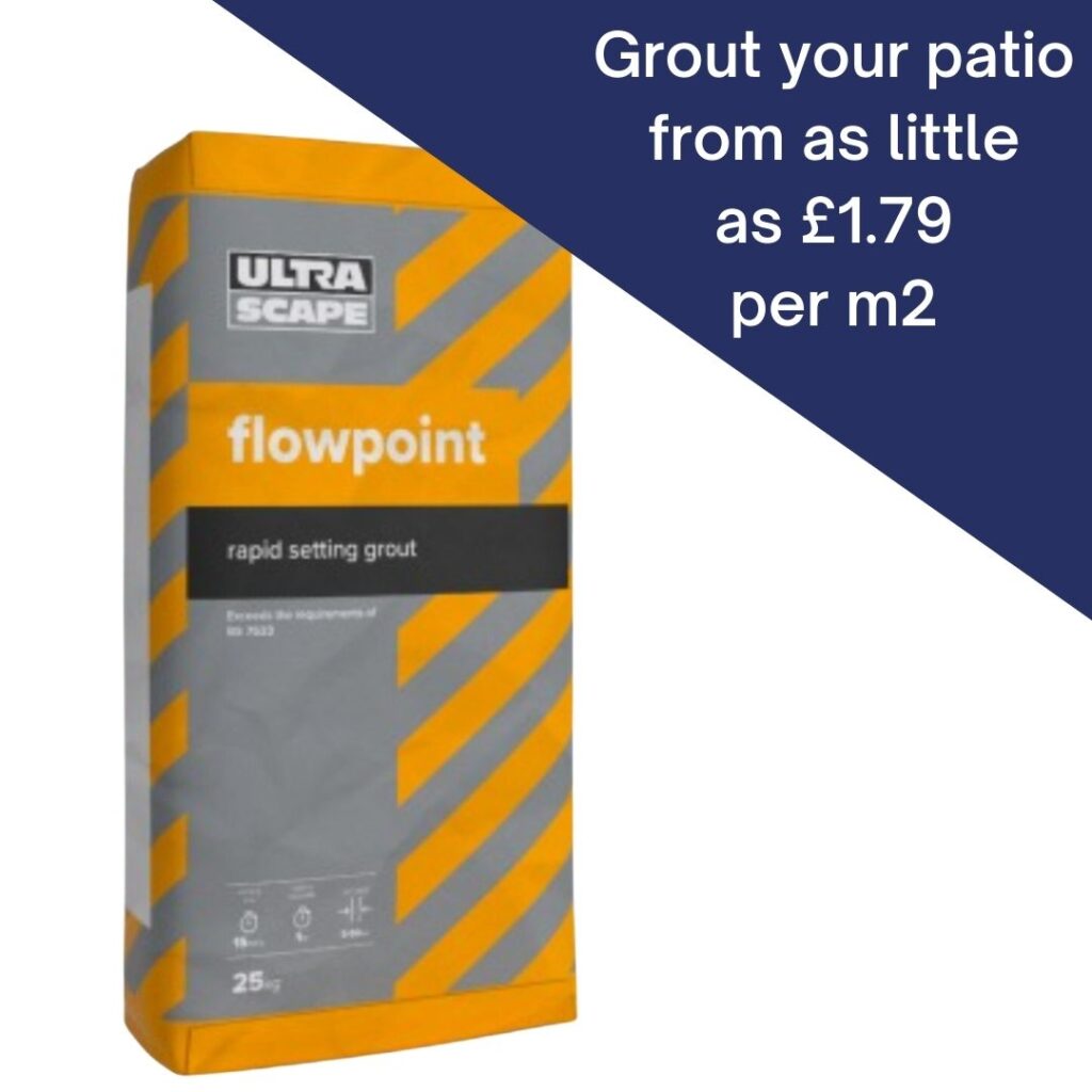 Ultrascape Flowpoint Patio Grout Charcoal £17.90 Per Bag