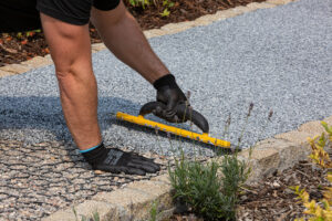 How to install DIY resin paving