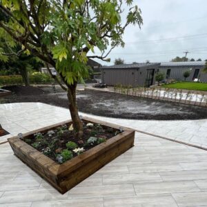 Joint-It Porcelain Epoxy Grout Paving & Timber Close Up