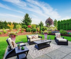 Patio outdoor living space