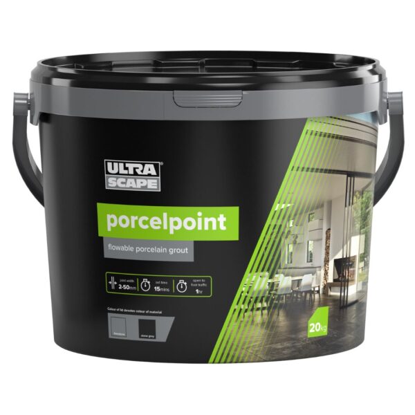 Porcelpoint Stone Grey 20KG Tub