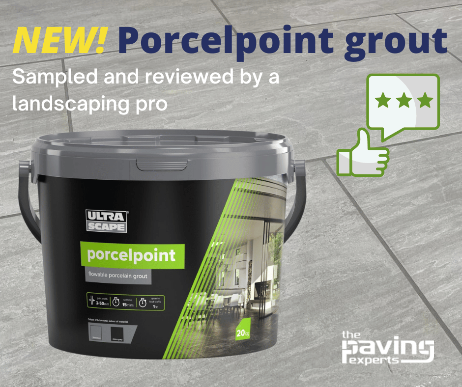 Porcelpoint grout review by landscaping pro